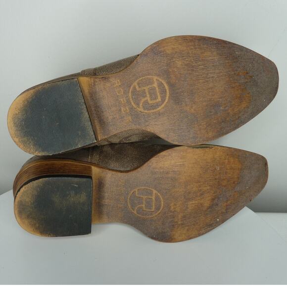 NWT Women's Roper Ava Snip Toe Ankle Leather Brown Boots Size 7 (no box) - Picture 5 of 6